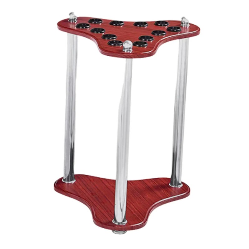 Fishing Equipment Gifts - 12 Slots Pool Cue Rack Vertical