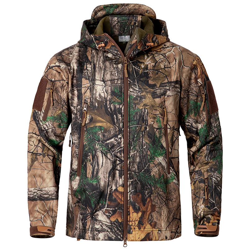 Fishing Equipment And Gear - Men's Silent Soft Shell Camouflage Tactical