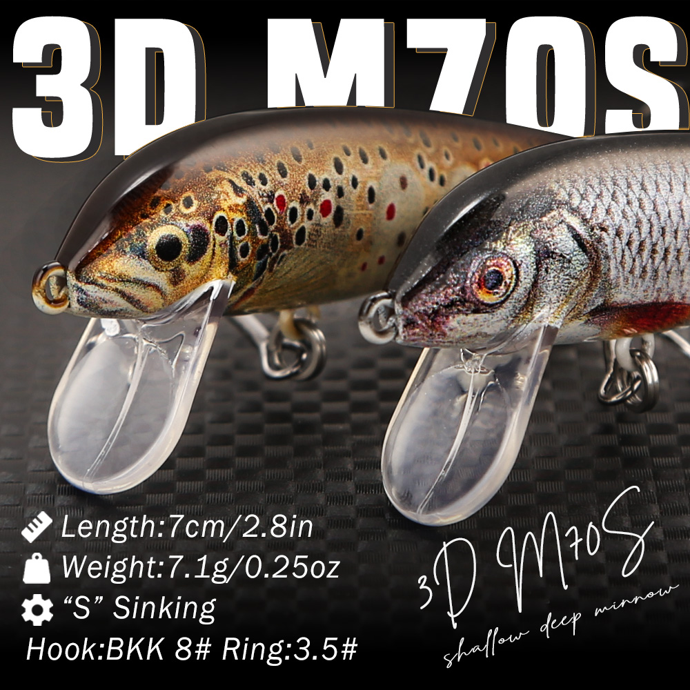 B&U Fishing Lures Sinking Minn - огляд і ціна Trout Fishing Lure