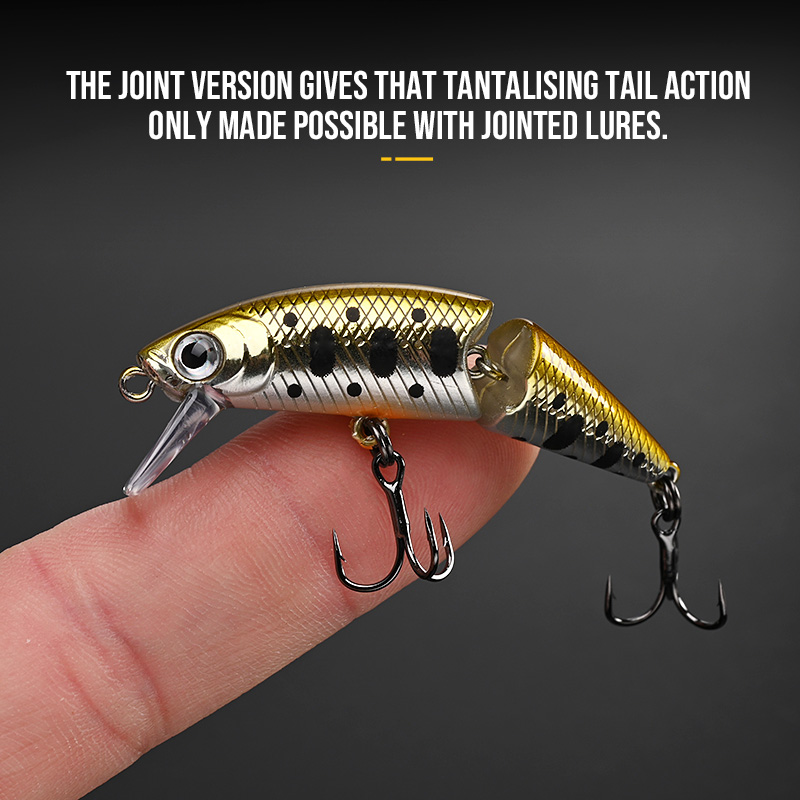 BLUX DR. Minnow Joint 50S Swim - огляд і ціна Trout Fishing Lure