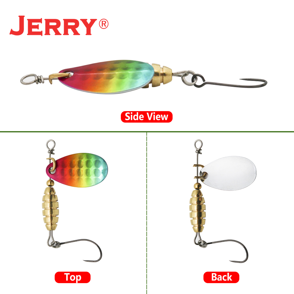 Jerry Spear Spinner Bait Metal - огляд і ціна Fishing Equipment For Trout