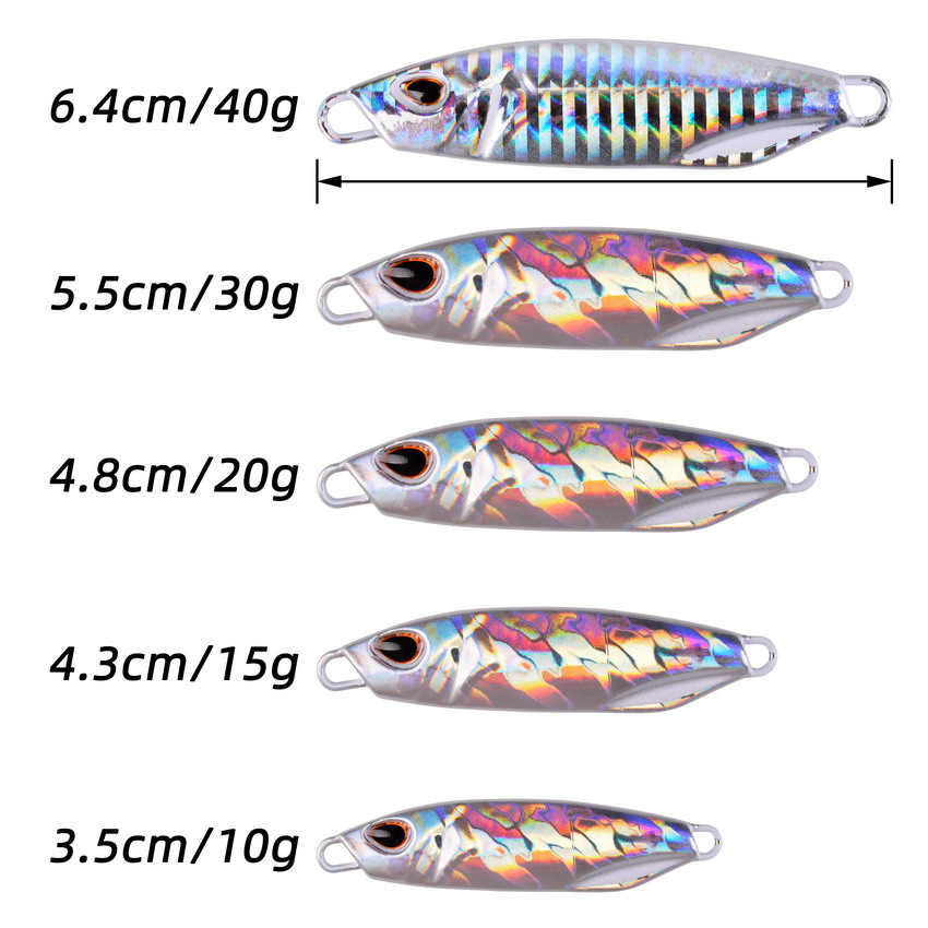 10Pcs Long Cast Metal Bait Spi - огляд і ціна Fishing Equipment For Trout
