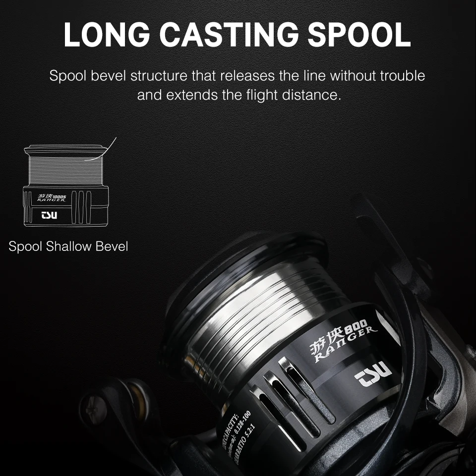 TSURINOYA RANGER 800 1000S 200 - огляд і ціна Kastking Reel Zephyr