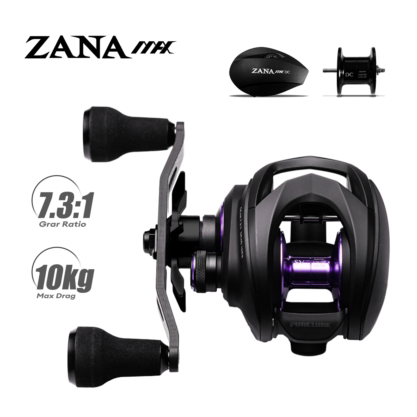 PURELURE ZANA MAX 10KG SV+DC D - огляд і ціна Kastking Reel Zephyr