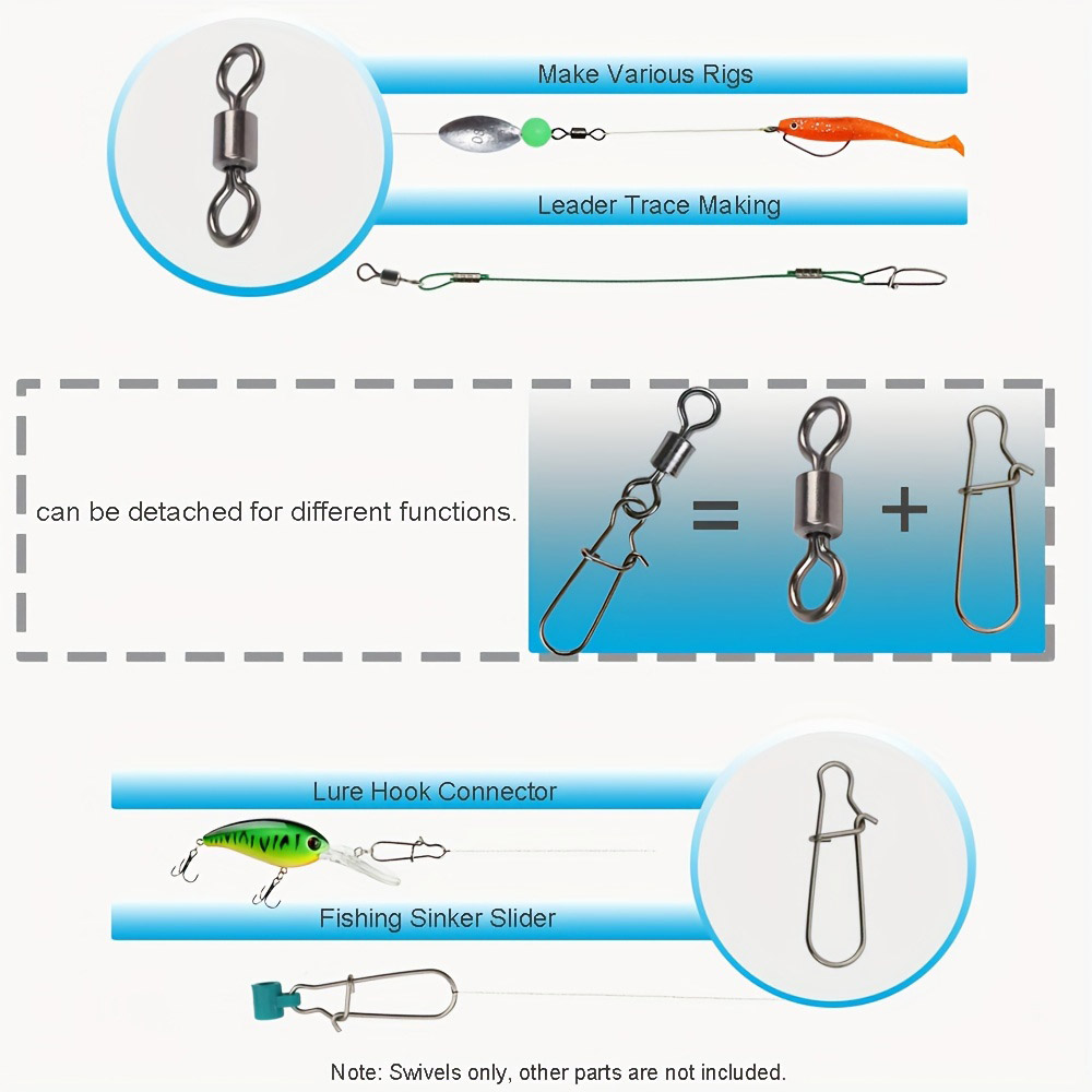 95/210 PCS Set Fishing Connect - огляд і ціна Fishing Equipment And Accessories