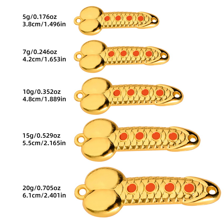 Metal Spoon Penis Shape Fishin - огляд і ціна Trout Fishing Lure