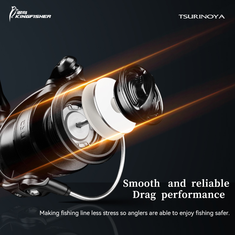 TSURINOYA Ultra Light Carbon S - огляд і ціна Kastking Reel Zephyr