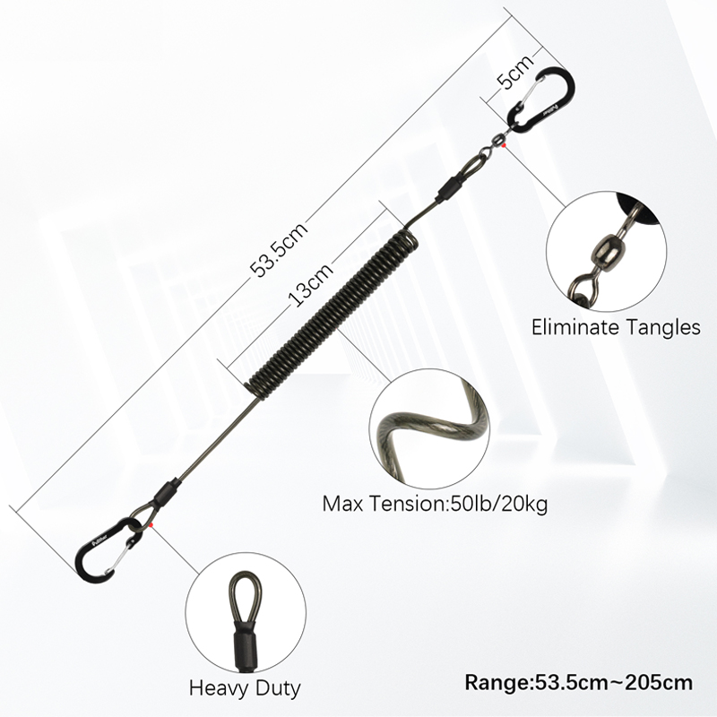 fishing tools Coiled Lanyards  - огляд і ціна Fishing Equipment And Gear