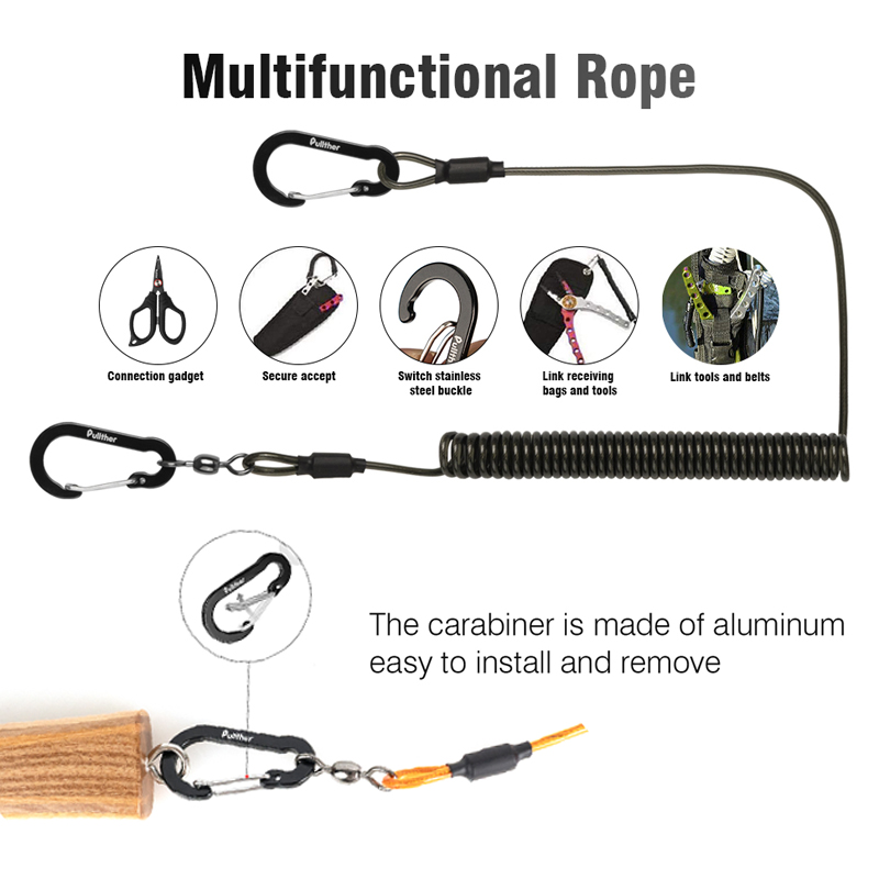 fishing tools Coiled Lanyards  - огляд і ціна Fishing Equipment And Gear