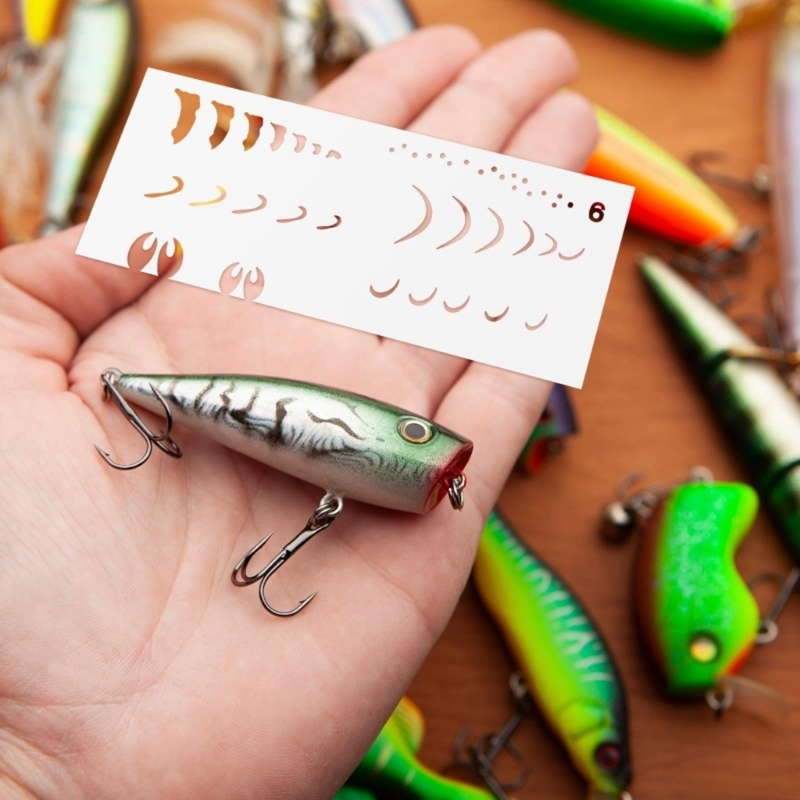  6Pcs Fishing Lure Drawing Tem - огляд і ціна Fishing Equipment And Accessories