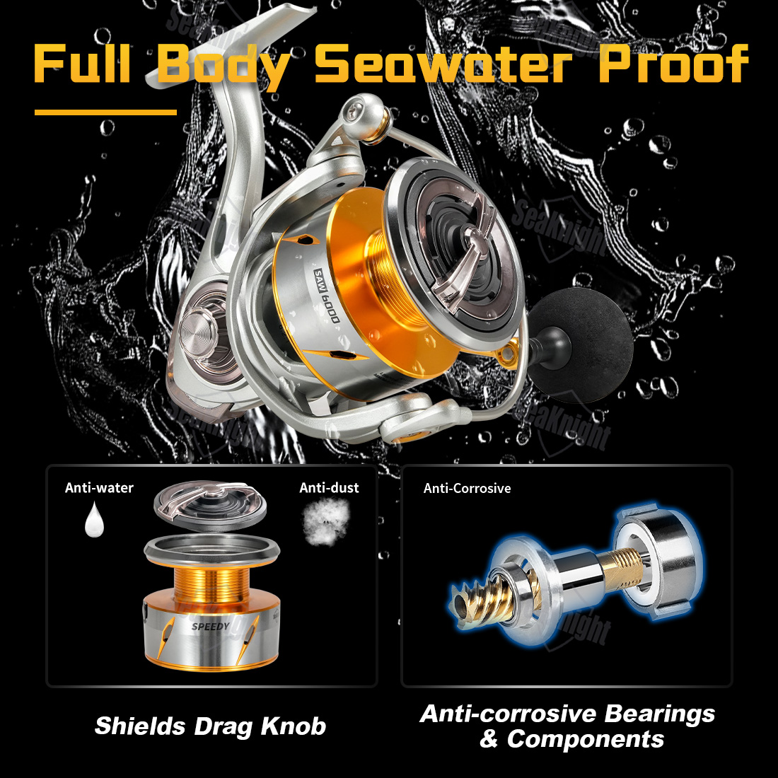 SeaKnight Brand Speedy SAW Sal - огляд і ціна Kastking Reel Zephyr