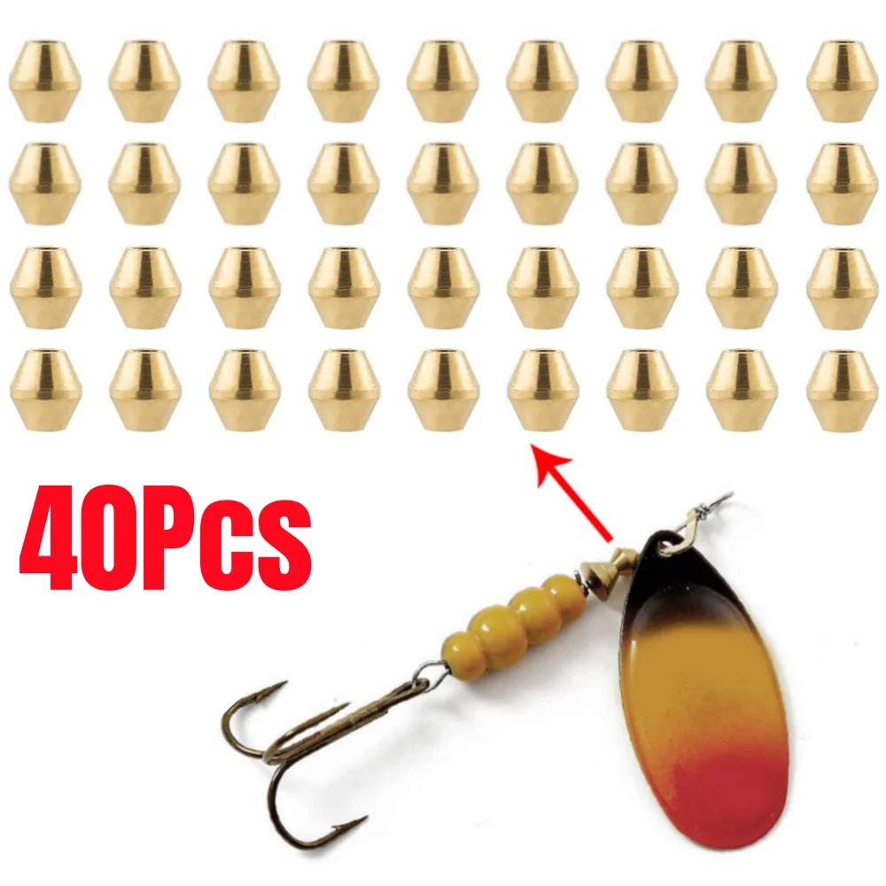 40pcs DIY Lure Brass Fishing B - огляд і ціна Trout Fishing Lure