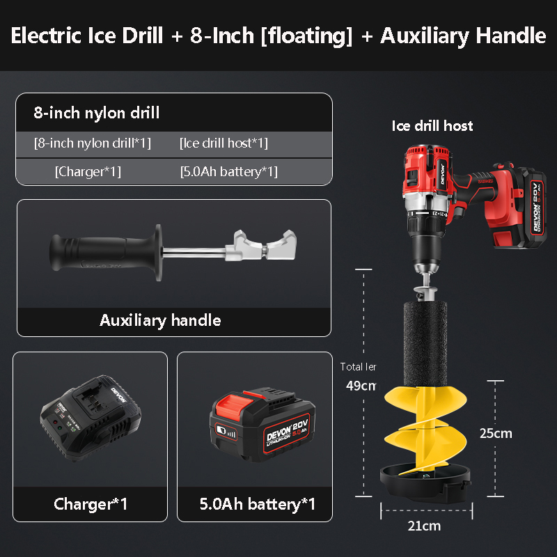 Brushless Ice Fishing Drill 20 - огляд і ціна Fishing Equipment And Accessories