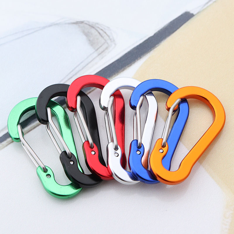 6pcs Carabiner Keychain Key Ch - огляд і ціна Fishing Equipment And Accessories