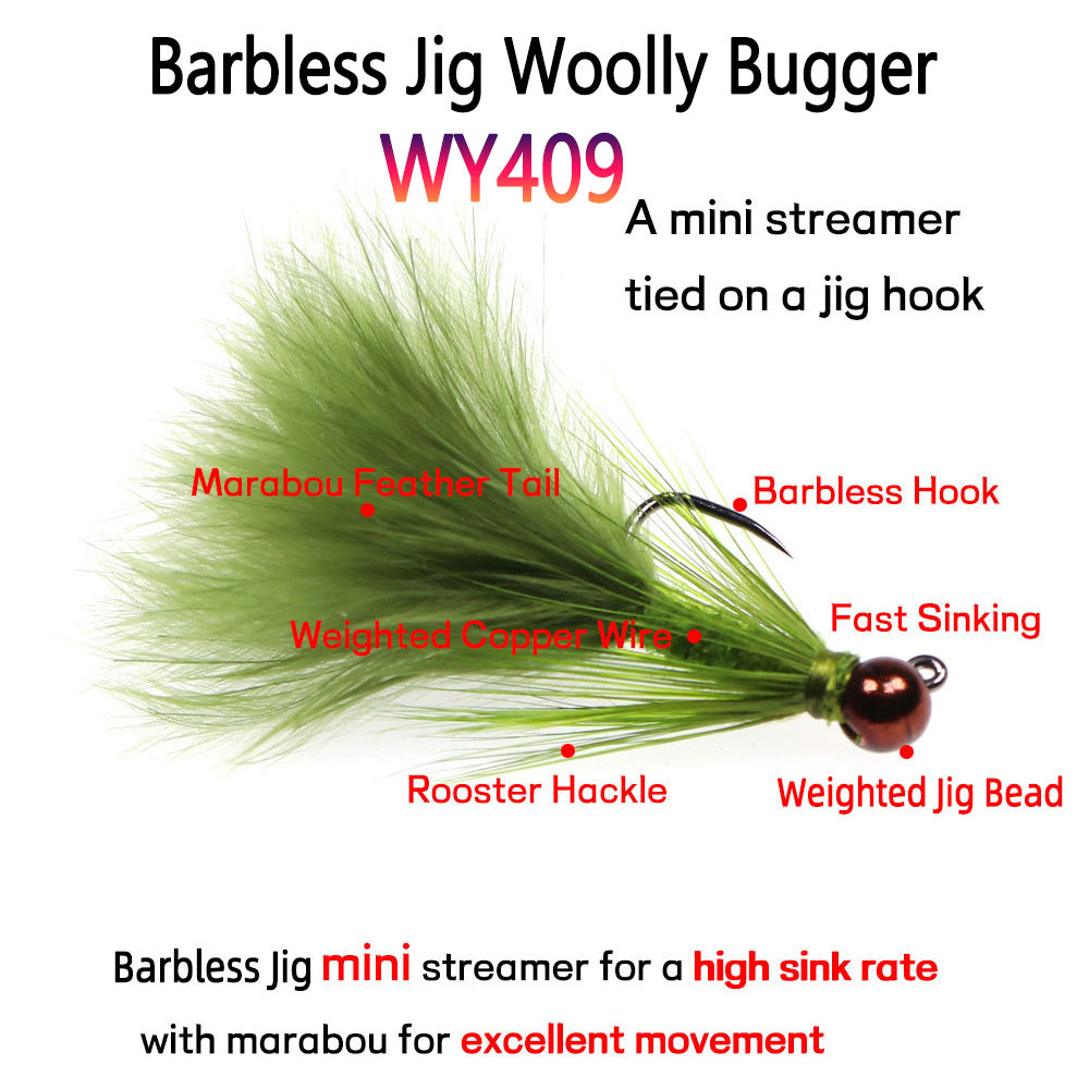 4~6pcs #10 #12 Fast Sinking Tu - огляд і ціна Trout Fishing Lure
