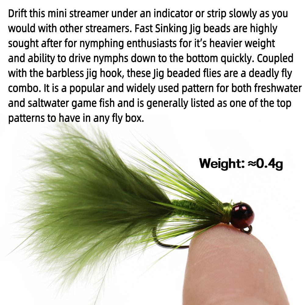 4~6pcs #10 #12 Fast Sinking Tu - огляд і ціна Trout Fishing Lure