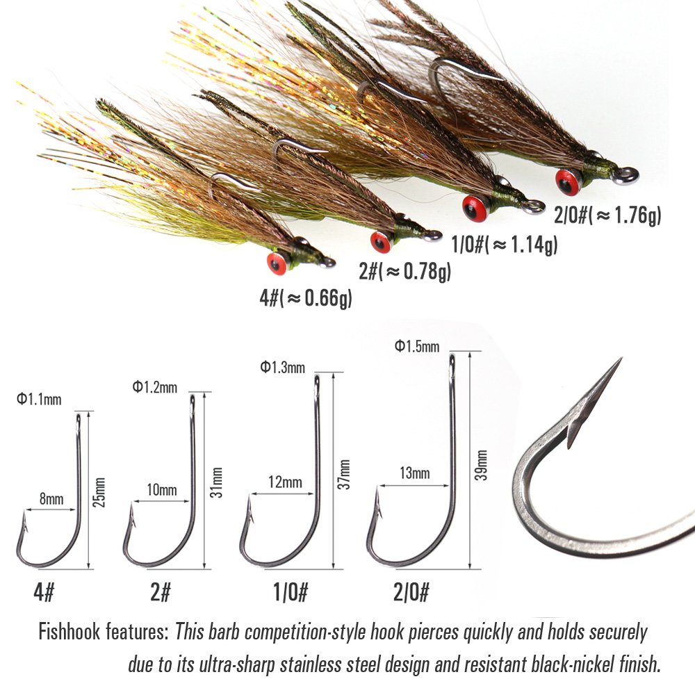 Wifreo 3pcs/6pcs Bucktail Clou - огляд і ціна Trout Fishing Lure