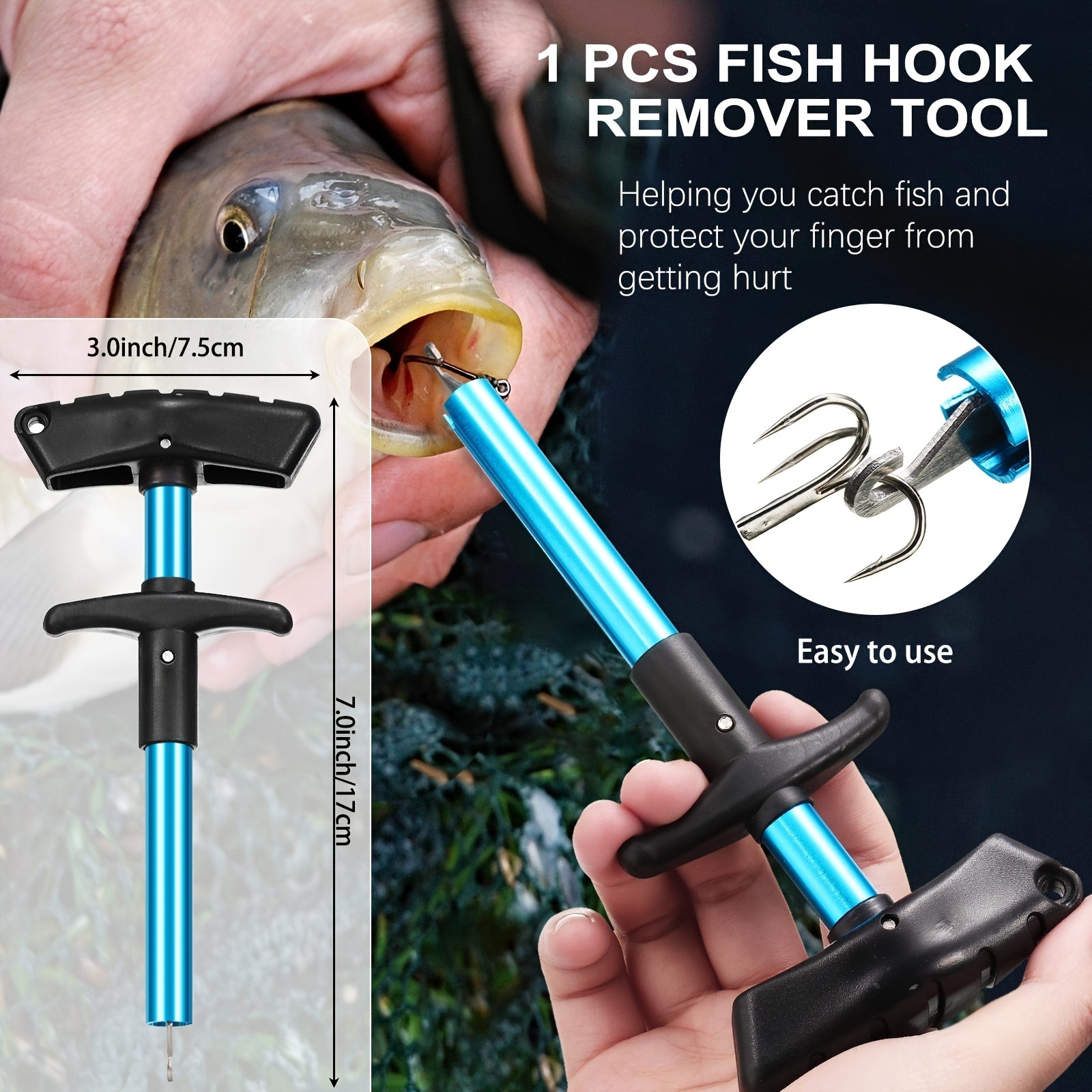 7Pcs Foldable Stainless Steel  - огляд і ціна Fishing Equipment Set