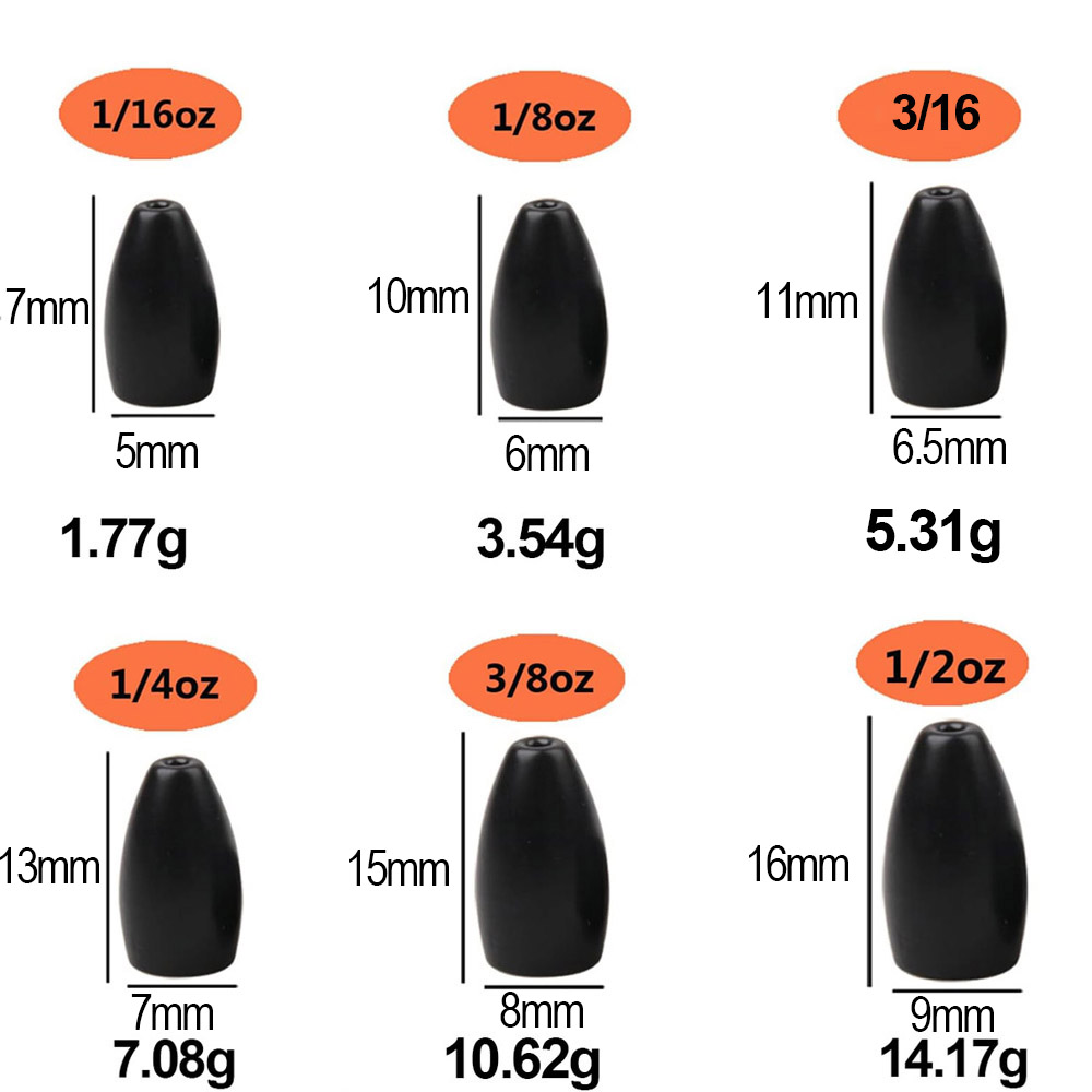 Tungsten Steel Fishing Weights - огляд і ціна Trout Fishing Lure