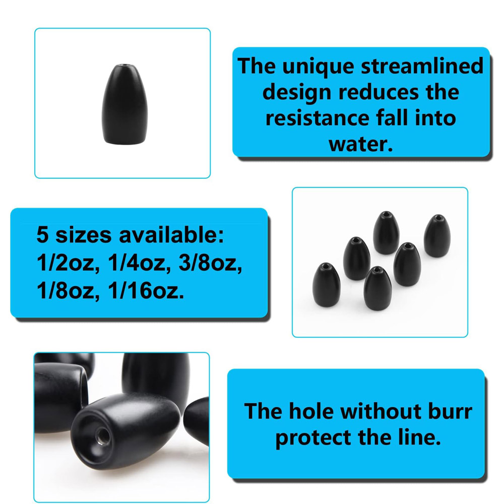 Tungsten Steel Fishing Weights - огляд і ціна Trout Fishing Lure
